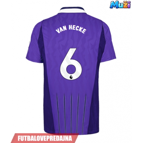 Lacne Muži Futbalové dres Tottenham Hotspur Jan Paul van Hecke #6 2026-27 Krátky Rukáv - Tretina